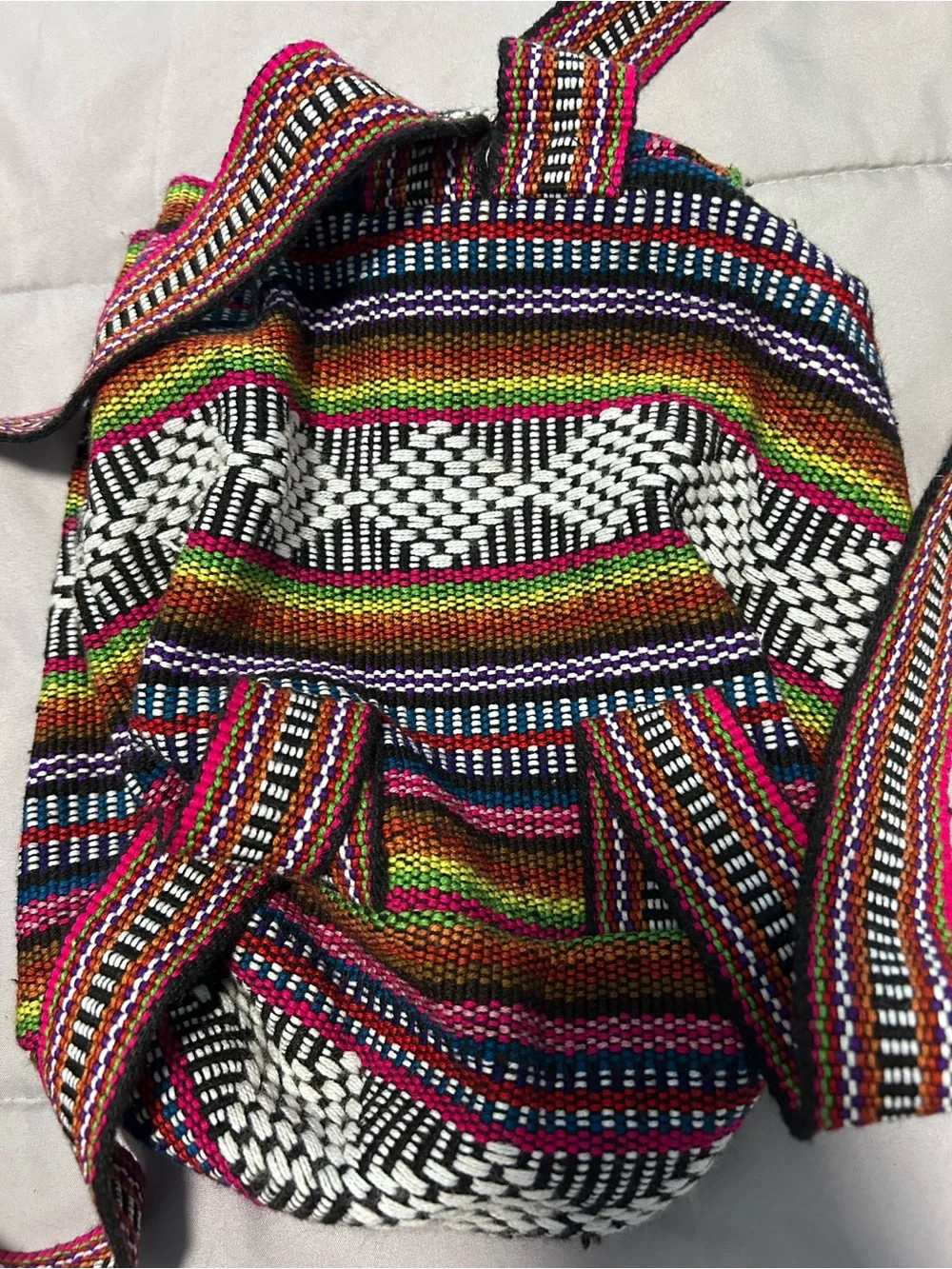 Pinzon Multicolor Festival Backpack Made in Mexico